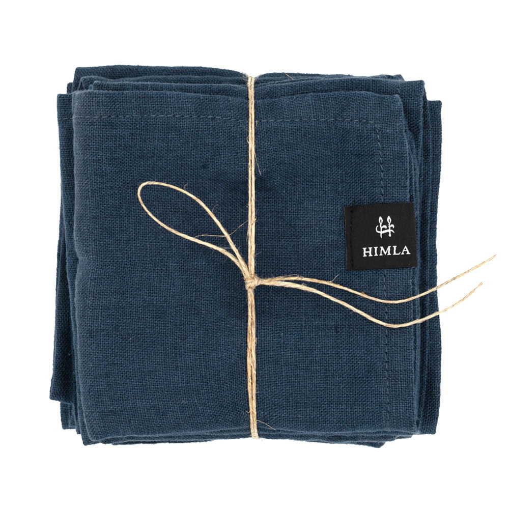 Himla servet donker blauw 4 pack 2800 s