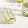 Anna von Lipa Paris Hobnail glas olivegreen